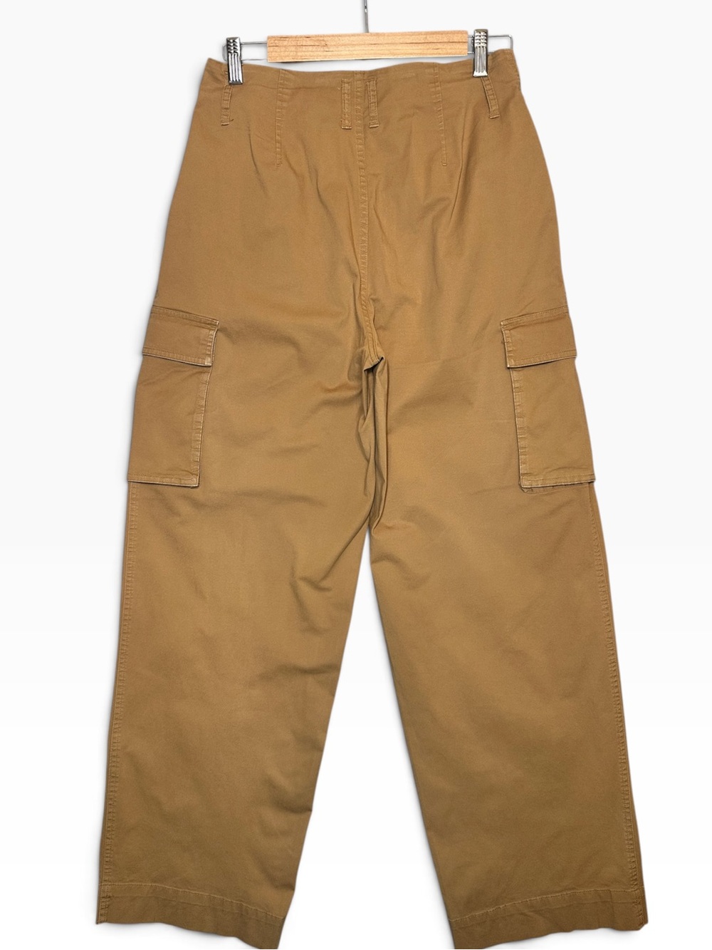 A New Day Women’s High-Rise Wide Leg Cargo Pants in Tan - Picture 3 of 8